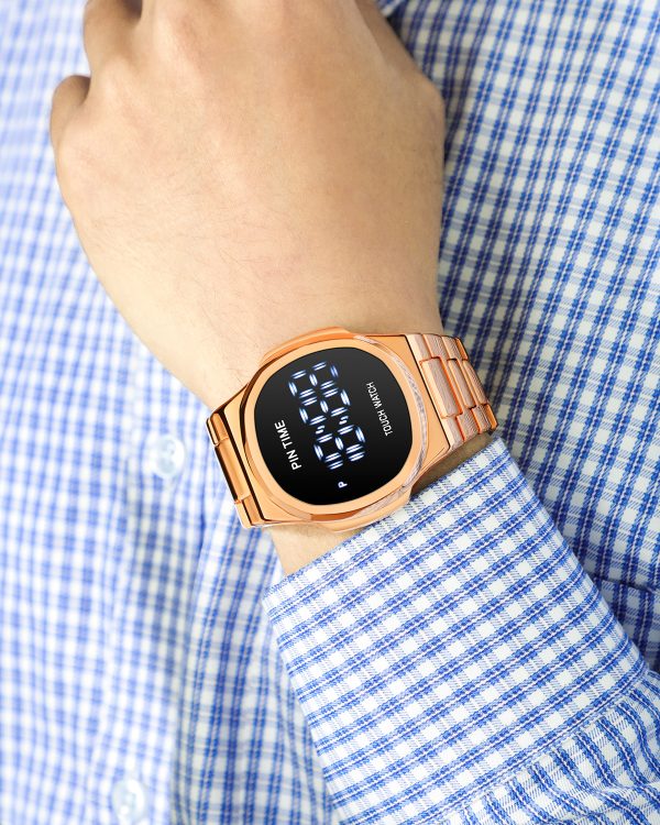 Led Touch Screen Digital Watch | Best Quality Digital Touch Watch | Stainless Steel Cell Operated Watch