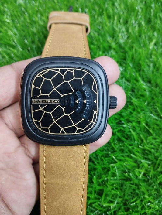Seven Friday Wrist Watch For Men – Without Box (random Colors & Designs)
